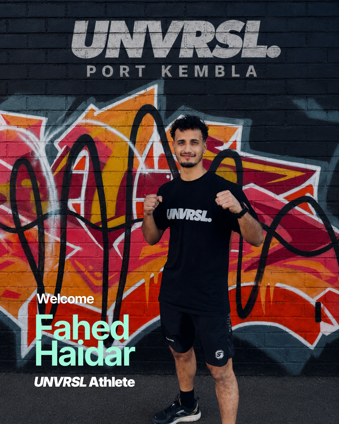 Welcome: Universal Athlete Fahed Haidar