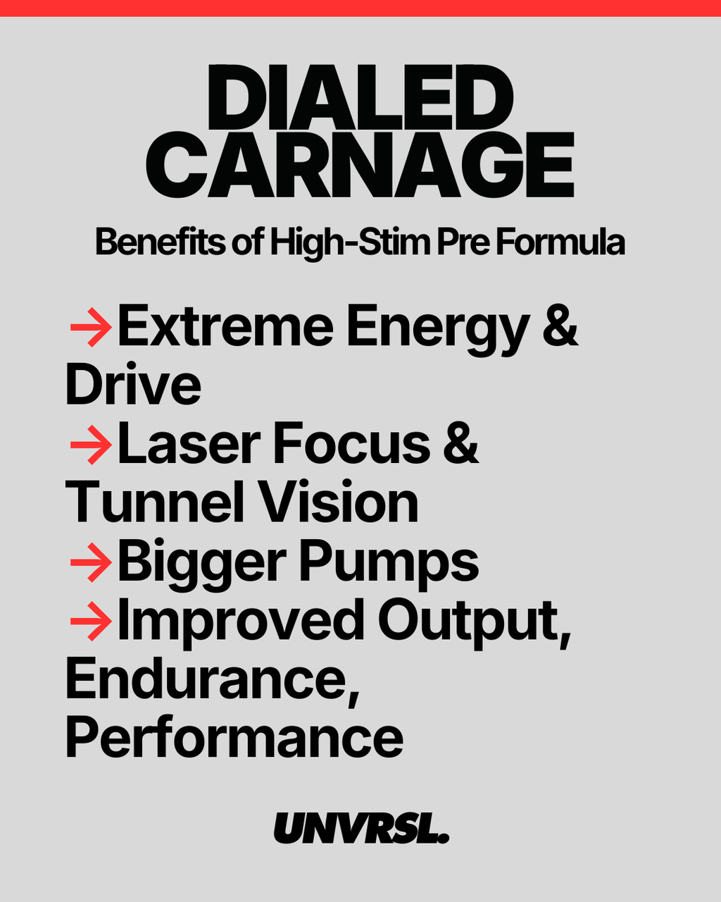TXA Dialed Carnage Pre Workout
