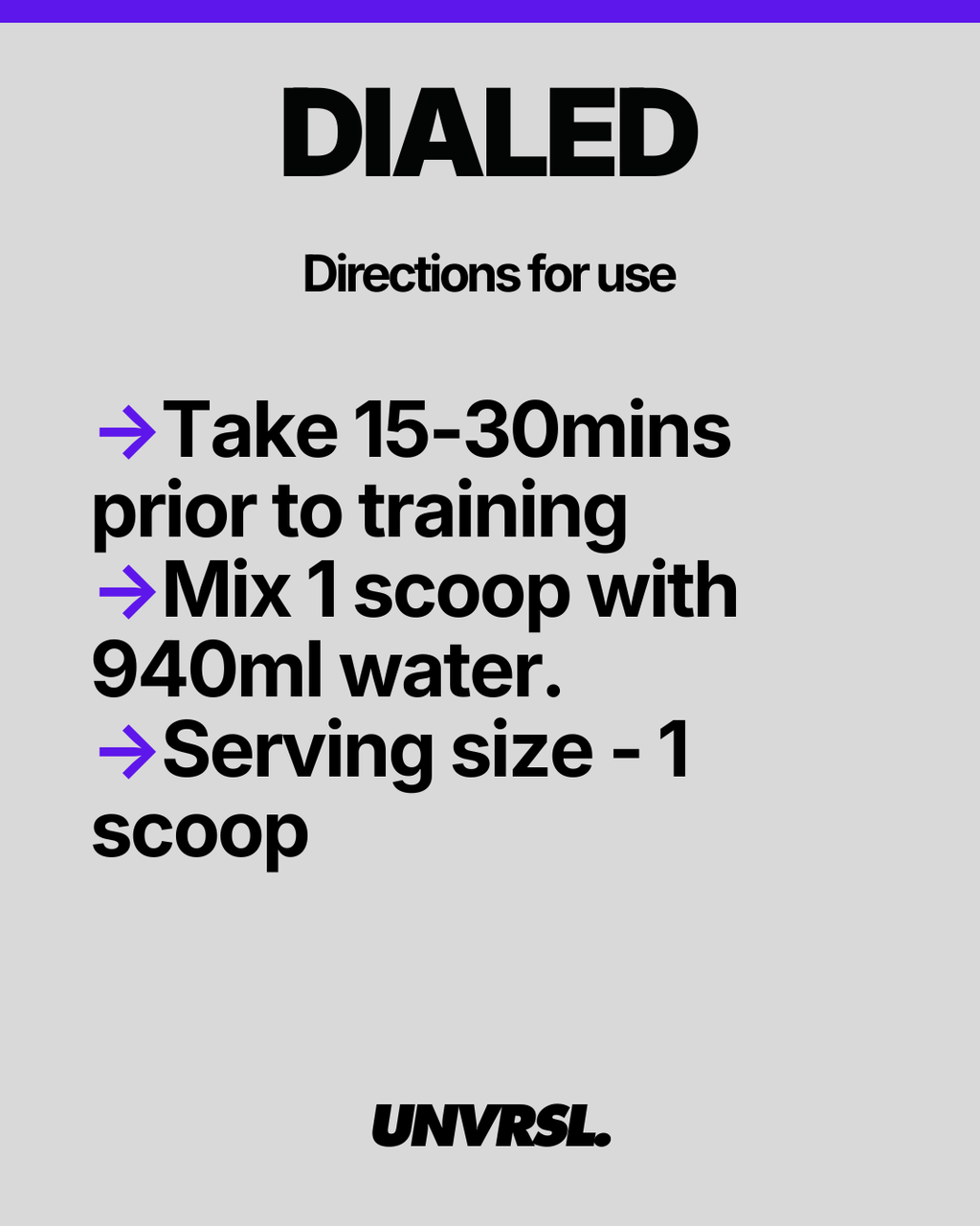 TXA - Dialed - Pre Workout