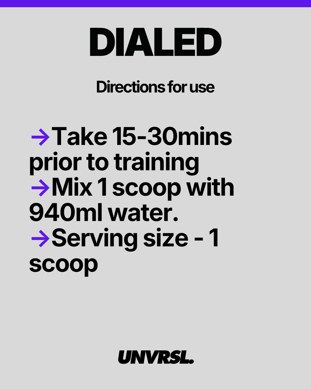 TXA - Dialed - Pre Workout