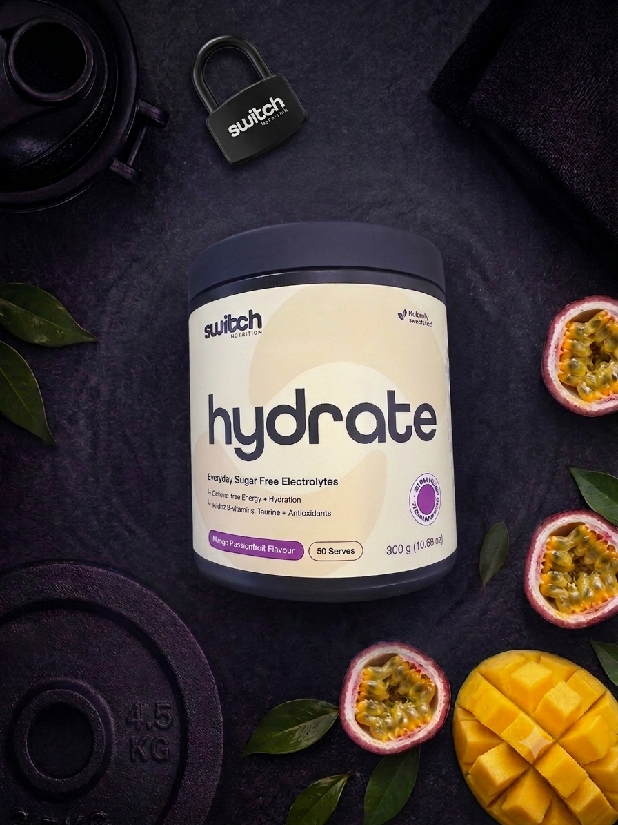 Mango Passionfruit flavoured Electrolyte Hydration Drink